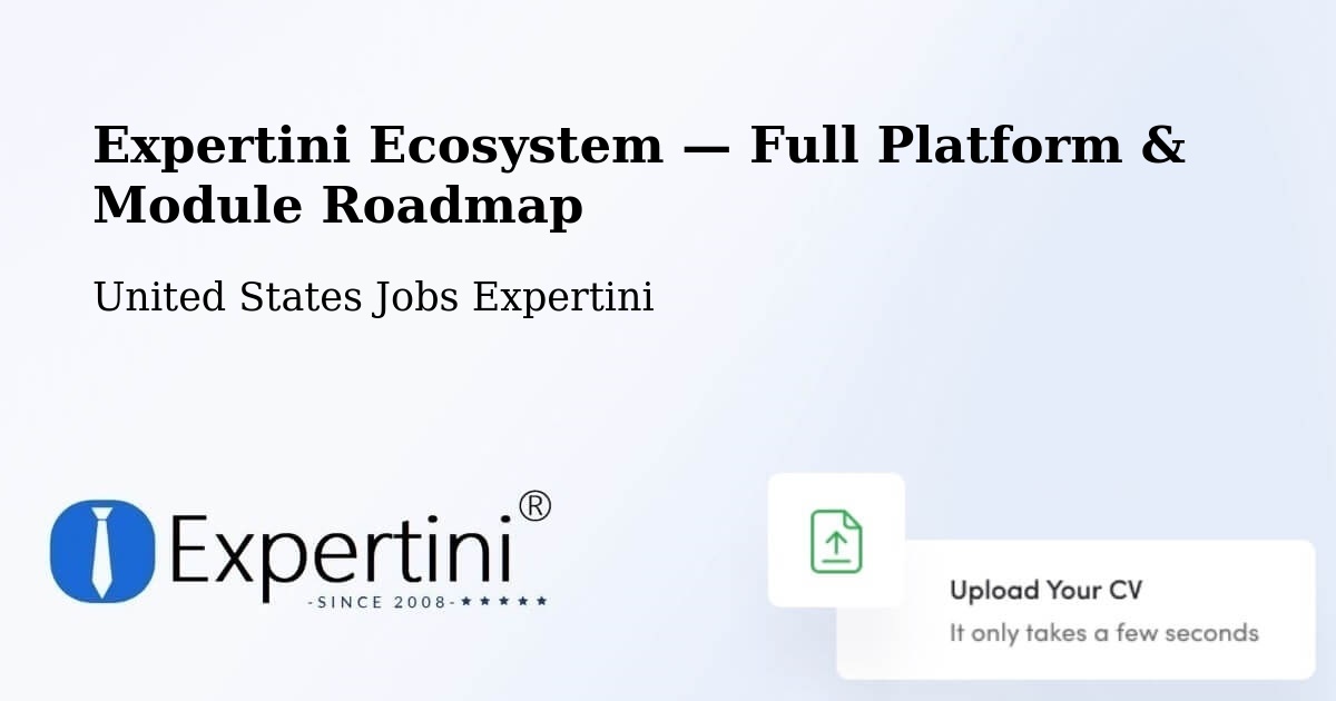 Expertini Ecosystem — Full Platform & Module Roadmap – Wrens